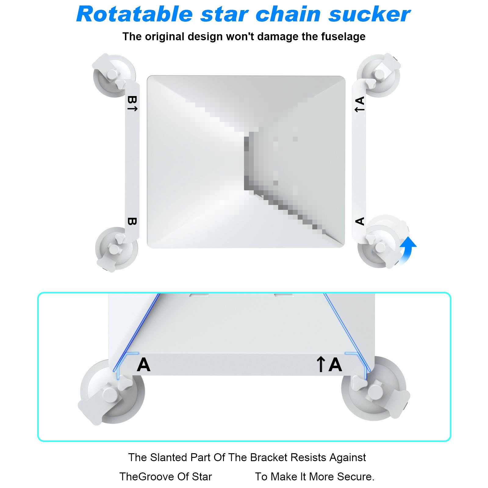 Amazon's Best-Selling Product Is Suitable for Mini Skylight Suction Cup Car Roof Racks, Cross-Border Metal Car Magnetic Mount