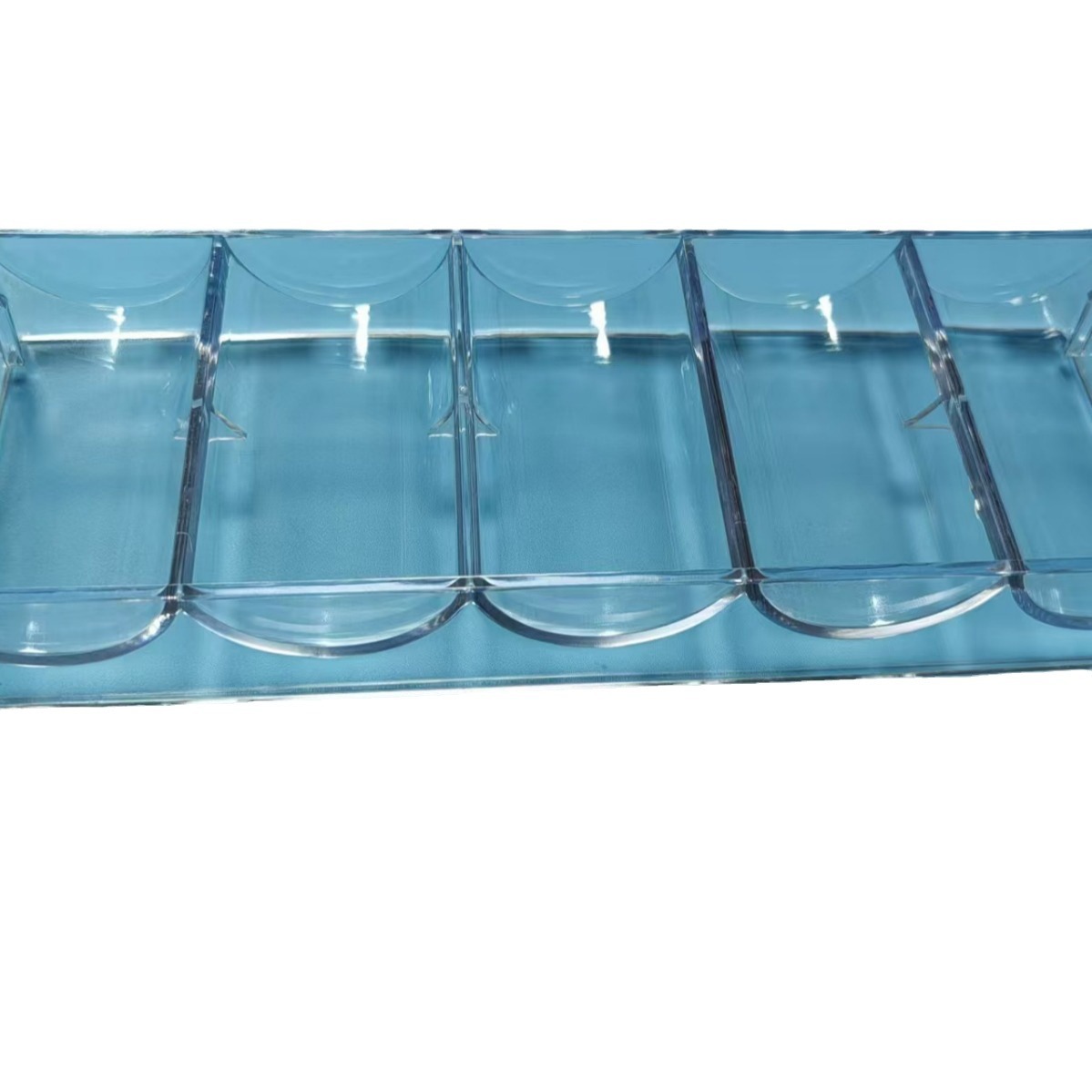 Transparent Coverless Chip Box Can Hold 100 Chip Coin Storage Box Round Chip Rack Points Coin Storage Box Code