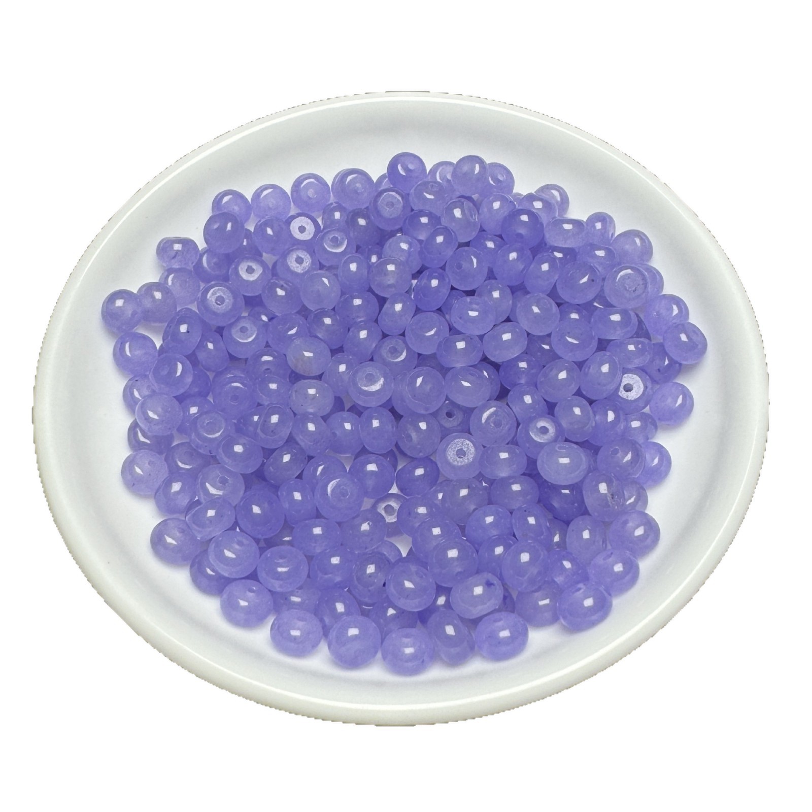 High Ice Violet 6mm Abacus Beads Loose Beads Wholesale DIY Accessories Bracelet Necklace Spacer Bracelet Jade Jewelry