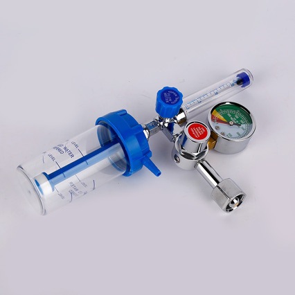 Medical Household Buoy Oxygen Inhaler Oxygen Meter Pressure Reducing Valve Humidity Bottle Pressure Gauge Respirator Supply