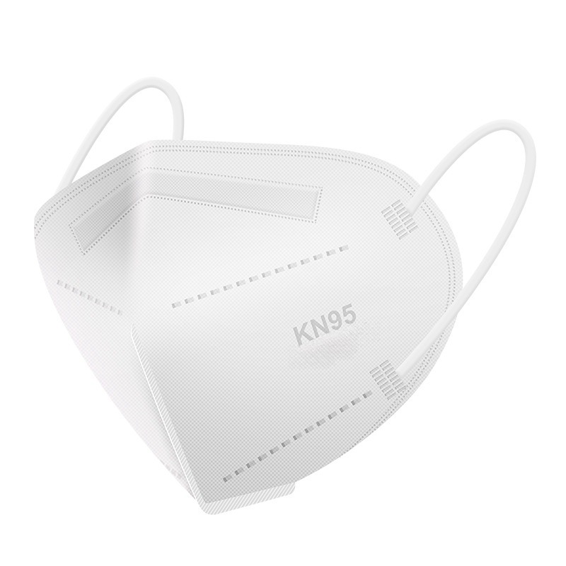 Kn95 Masks Are Individually Packaged for Adults, White, Breathable, Five-Layer Disposable Protective N95 Masks for Winter Warmth