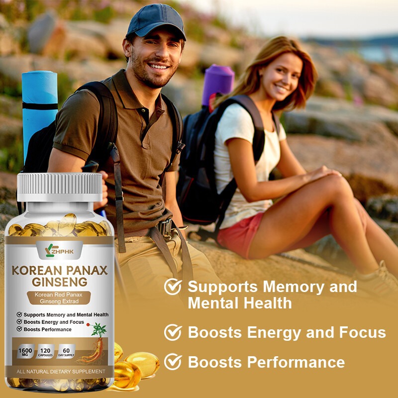 Amazon Ginseng Capsules Ebay Walmart Temu Hot Sale 120 Ginseng Capsules