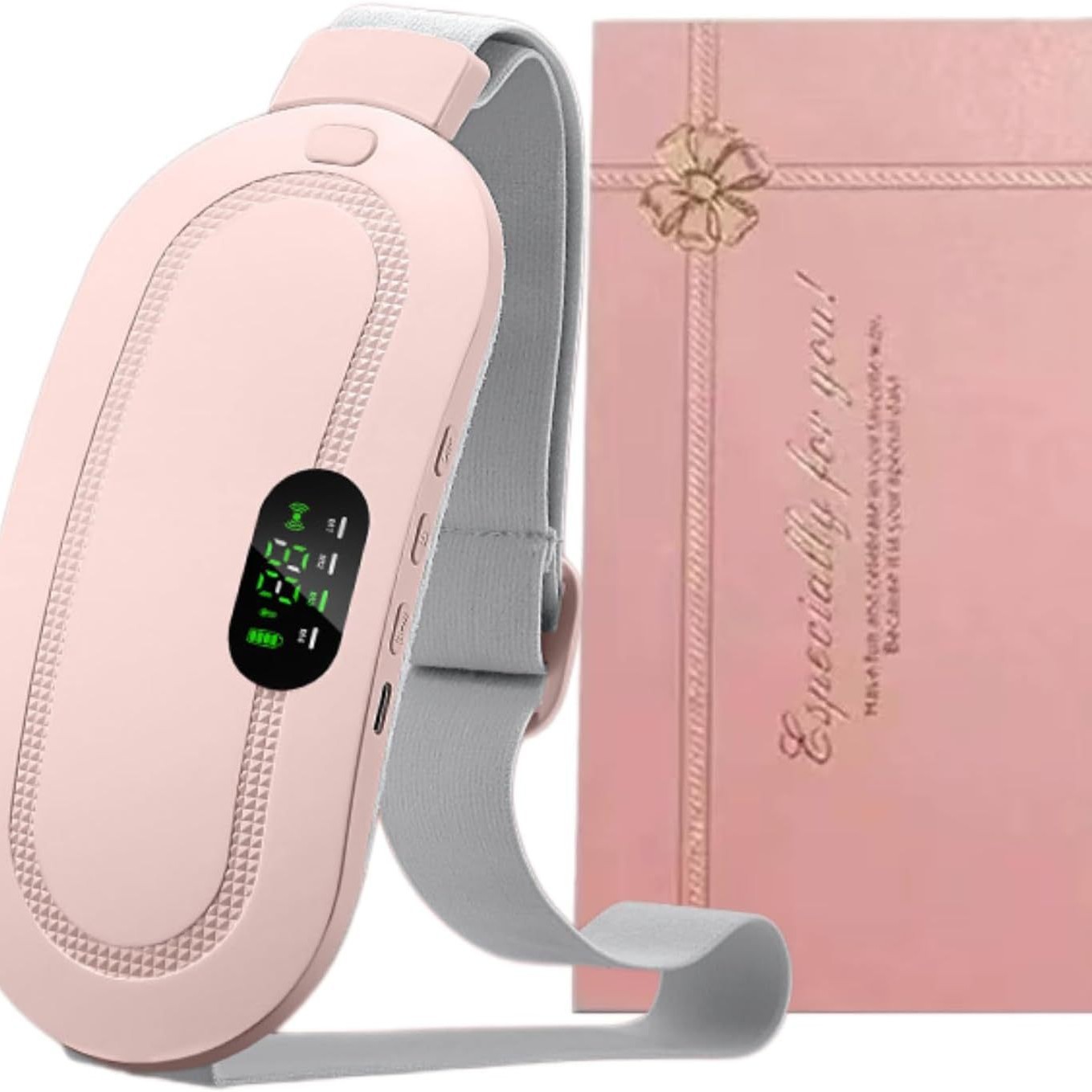 Электрический нагревательный пояс для облегчения менструальной боли, подходит в качестве подарка на день рождения для девушек