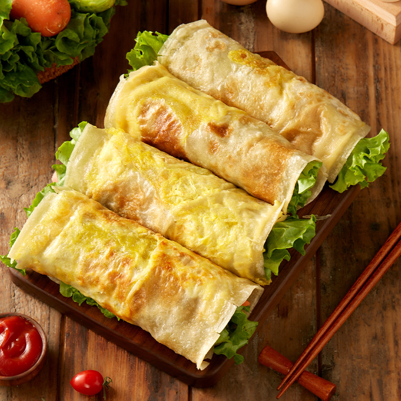 [10/20 Pieces] Tianhai Xizang Egg-Filled Pancakes with Extra Sauce for Breakfast, Light Oil, Nutritious Family Delicacies and Others