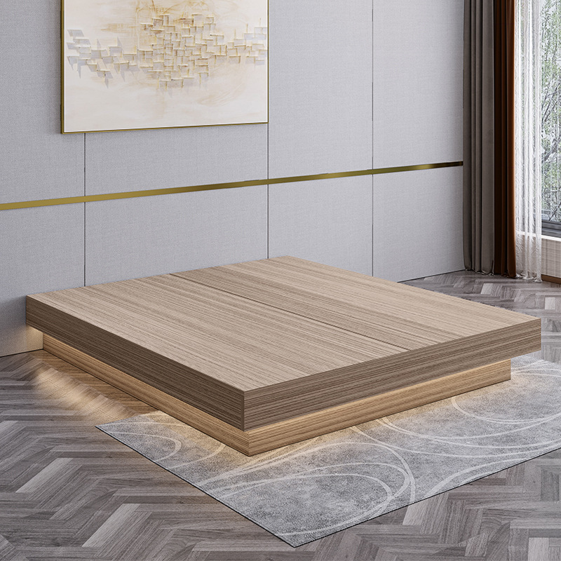 Hotel Special Bed Box Bed Frame Single Apartment No Bedside Bed Homestay Hotel Furniture Standard Room Full Set Source Factory