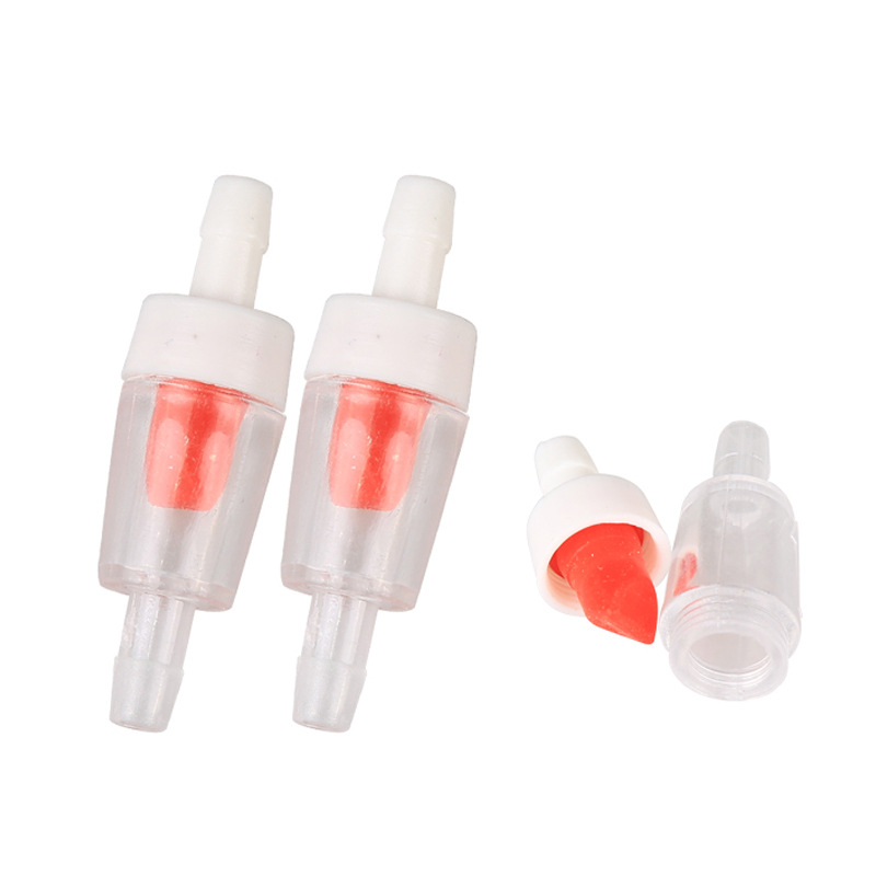 Air pump check valve oxygen pump stop valve fish tank aquarium water stop valve waterproof reverse flow 4mm oxygen pipe can be opened