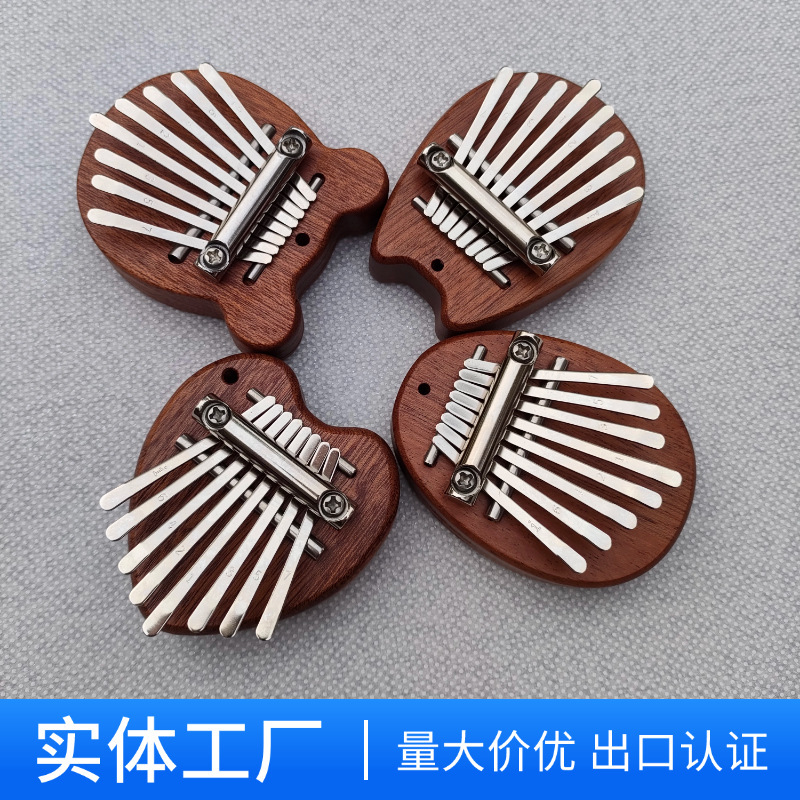 Эксклюзивный малый 8-тональный thumb пиано подвеска мини калимба дропшиппинг маркировка кросс-бордер горячая продажа finger пиано