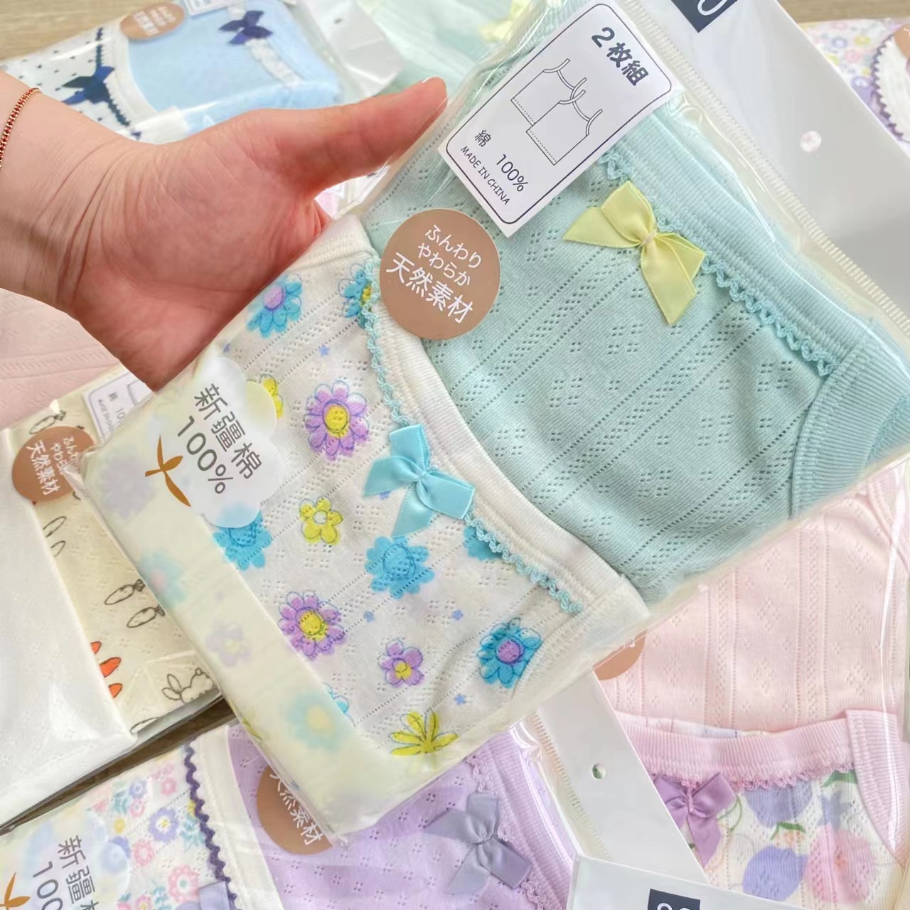 Японская летняя легкая майка для девочек большого размера, хлопковая топ для детей класса A, безрукавная базовая футболка