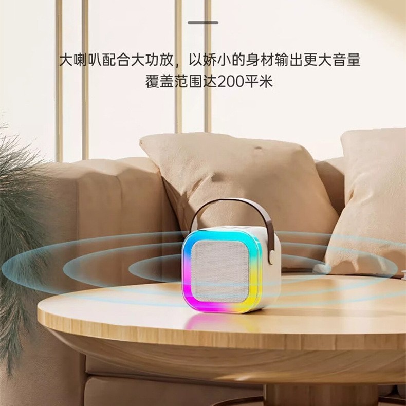 Live K12 Bluetooth Audio Microphone Integrated Audio Outdoor Speaker K Song Bluetooth Small Audio Bluetooth Speaker Cross Border