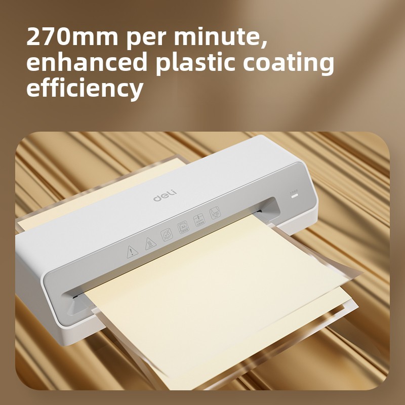 Deli Gq405 Plastic Sealing Machine, Small Household Laminating Machine, A4 Photo Paper Laminating Machine, Commercial Document and Photo Sealing Machine