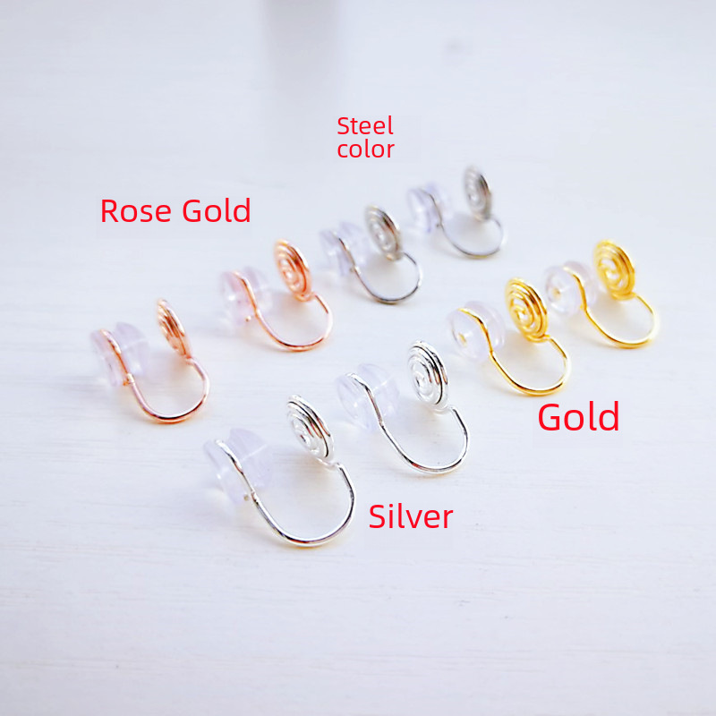 316 Stainless Steel Mosquito Incense Plate Universal Ear Clip Ear Stud Converter U Clip Lightweight Painless DIY Accessories