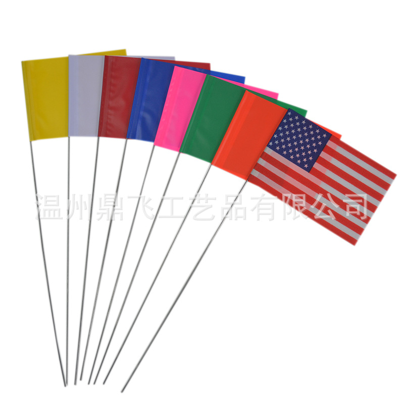 Утолщенный цветной флаг ПВХ, флаг для геодезии, флаг для разметки орошения, индивидуальный флаг