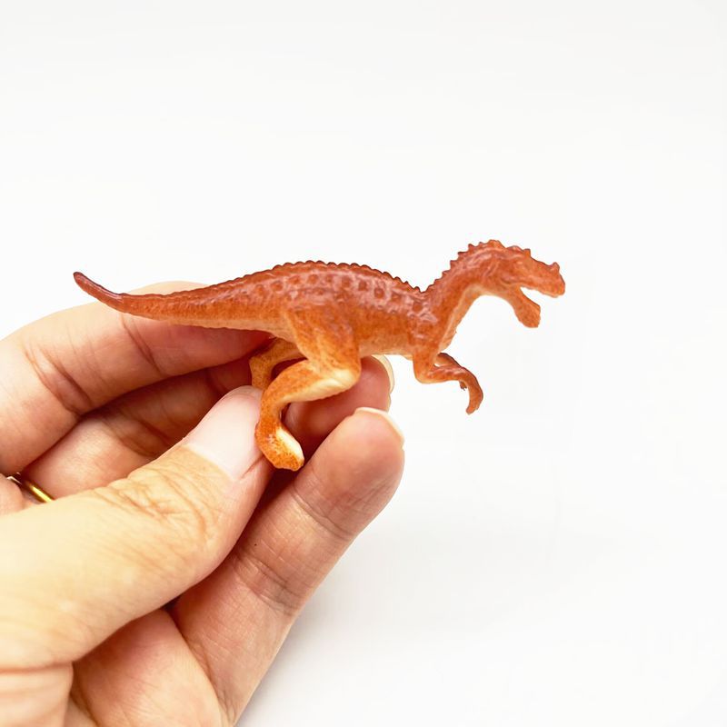 Spray Paint Mini Dinosaur Model Toy 13 Bulk Soft Rubber Simulation Dinosaur Toy Gashapon Machine Cross Border