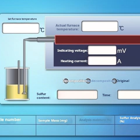 Coal Sulfur Analyzer, Total Sulfur Measurement Instrument in Coal, Coal Sulfur Content Analyzer, Total Sulfur Measurement Instrument in Coal, Coal Sulfur Measurement