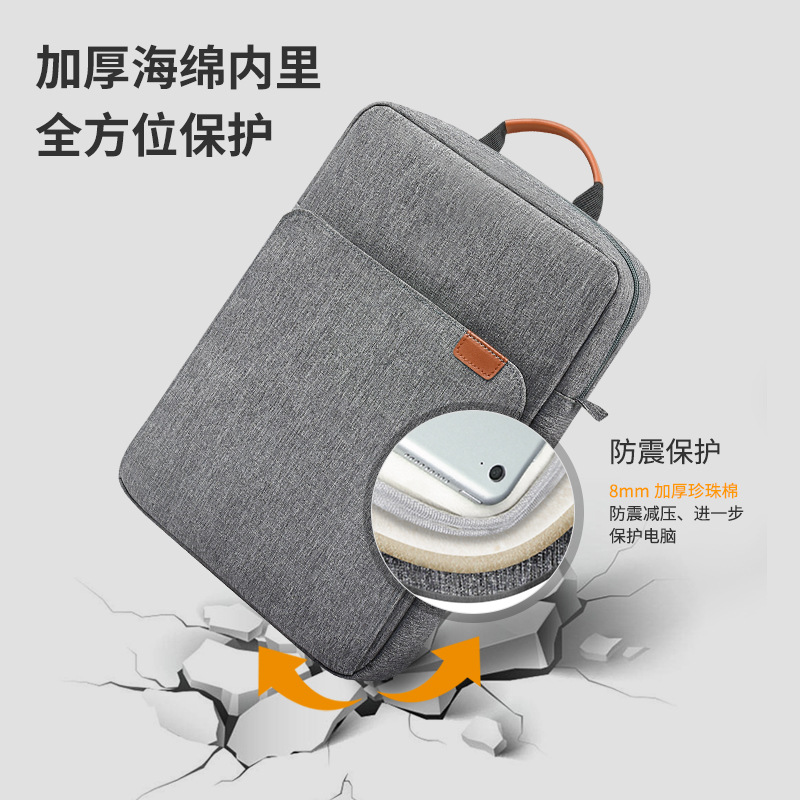 11inch Polyester iPad Storage Bag Outdoor Crossbody Tablet Bag Large Capacity Portable Business Tablet Handbag
