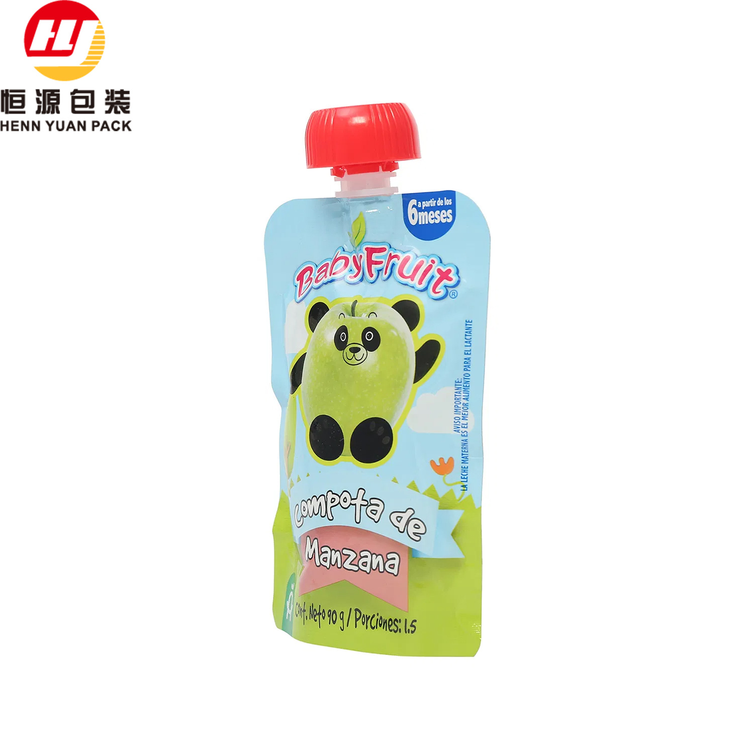 Manufacturer Customized Large Diameter Nozzle Bag Juice Nutrient Solution Beverage Milk Tea Liquid Packaging Bag Thickened Self Nozzle Bag