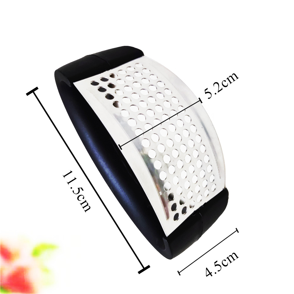 Garlic Press stainless steel ring garlic press household garlic press manual garlic clip artifact garlic peeler