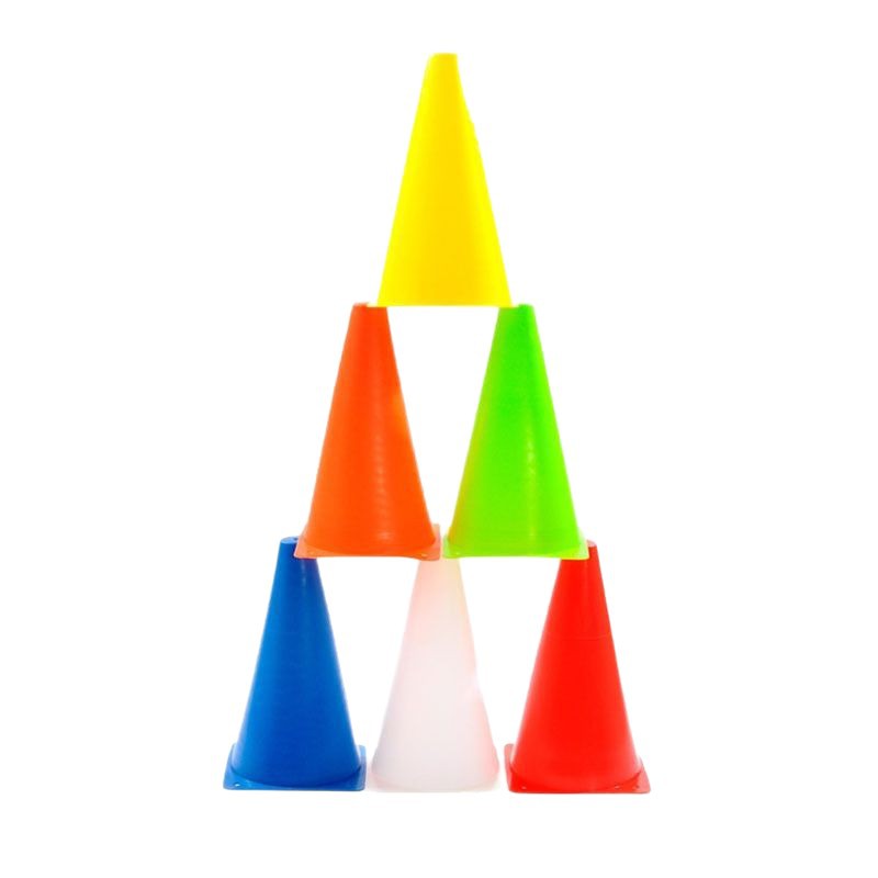23cm Base with Holes Soccer Basketball Training Equipment Marker Cones Obstacle Cones Suitable for Volleyball