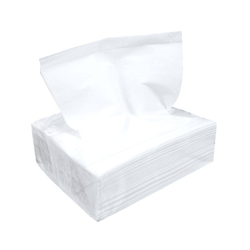 Hotel Commercial Napkins, Restaurant Barbecue Snacks, Paper Towels Wholesale Square Small White Wrapped Paper Towels Wholesale