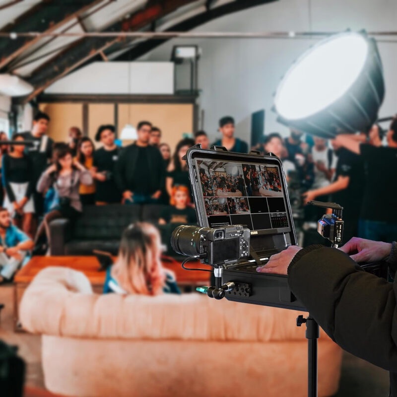 Osee Gostream Deck Multi-Camera Live Streaming Switcher with 4 HDMI Inputs and Recording Capabilities