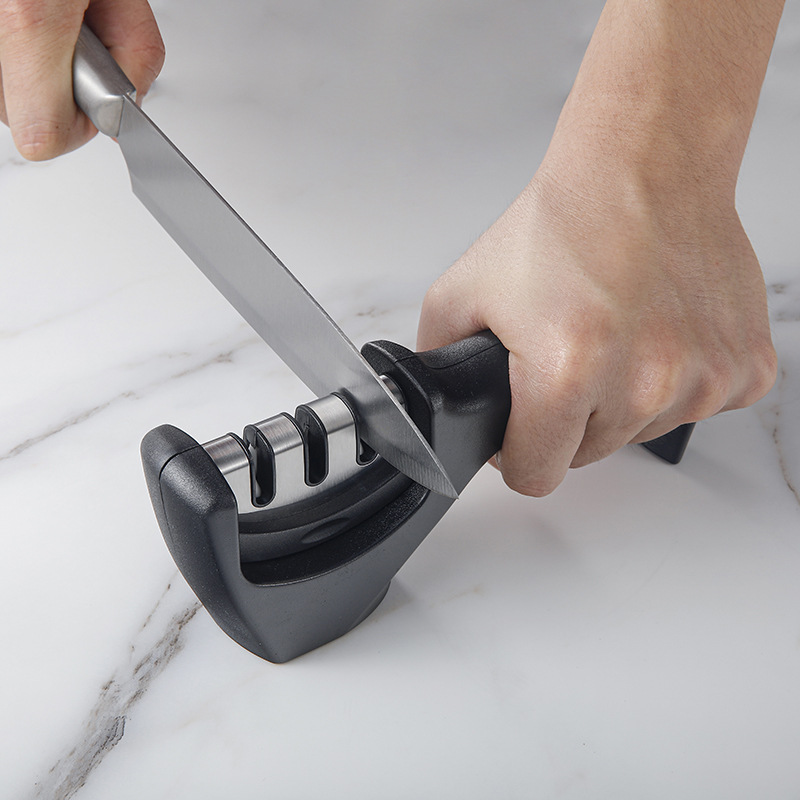Portable knife sharpener handheld fast knife sharpener household double-sided knife sharpener removable multi-purpose Grindstone