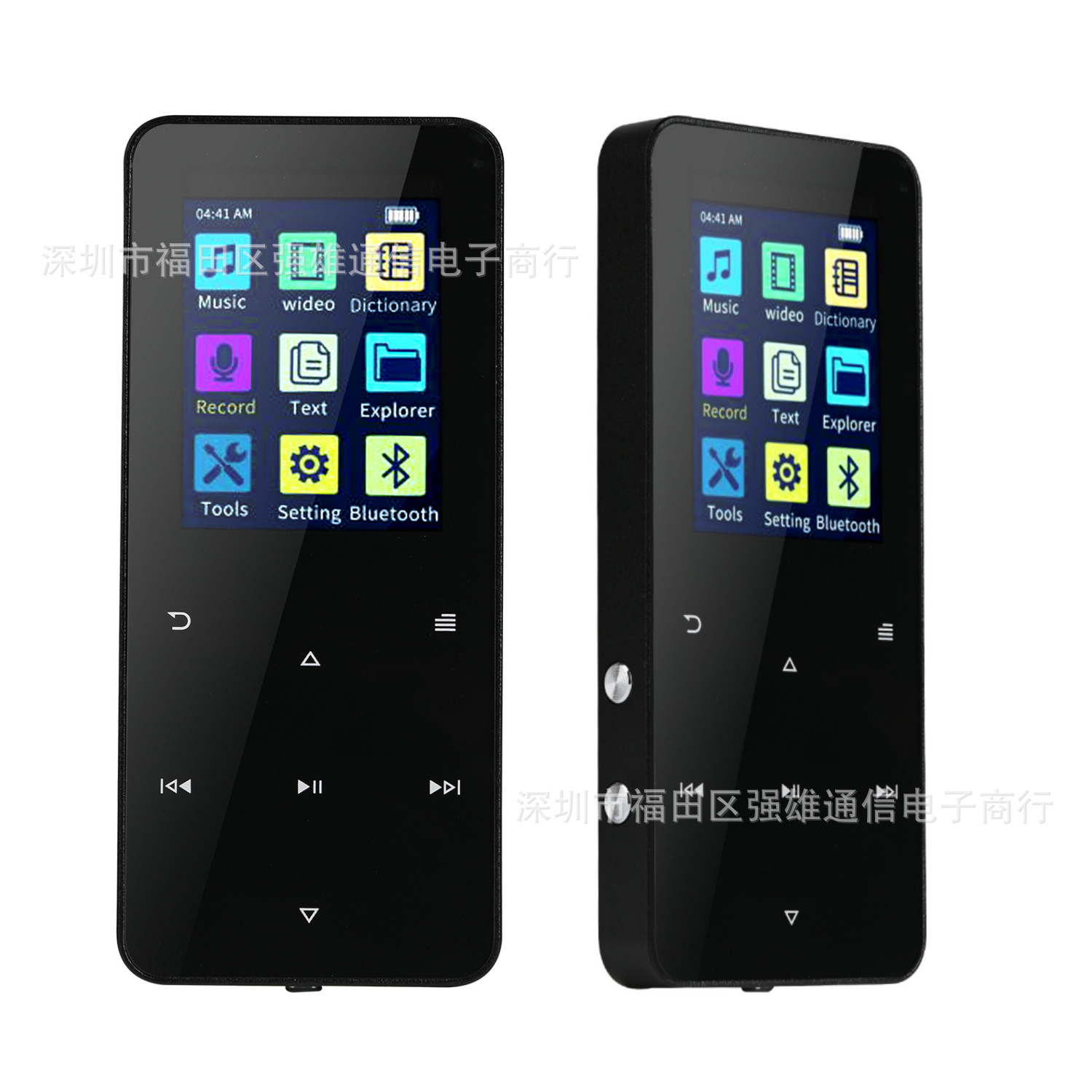 Металлический Bluetooth MP3 плеер для студентов, без потерь, с сенсорным экраном