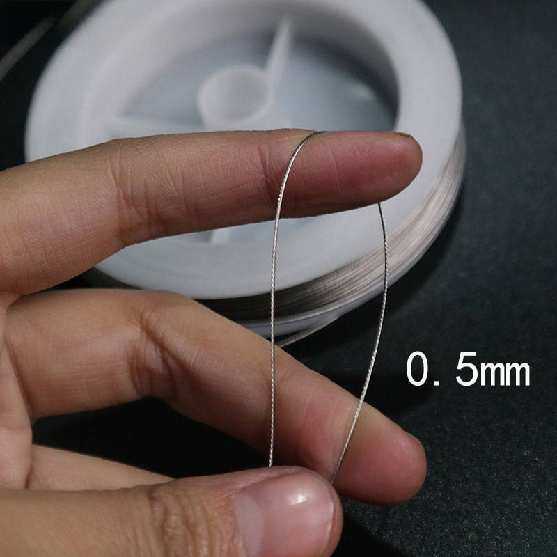 304 стальной трос из нержавеющей стали, мягкий тонкий трос 0.6 мм, 0.8 мм, 1 мм, 1.2 мм, 1.5 мм, 2.5 мм, 3 мм, 4 мм, 6 мм, 10 мм