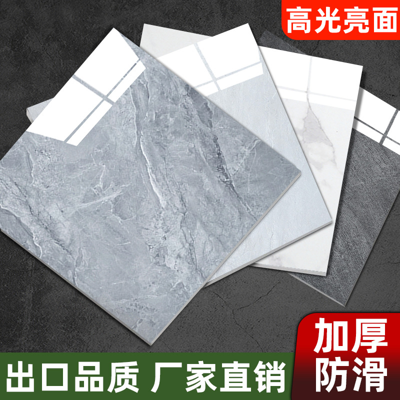 Imitation ceramic tile pvc floor paste thickened waterproof non-slip floor leather factory wholesale cement floor special self-adhesive floor