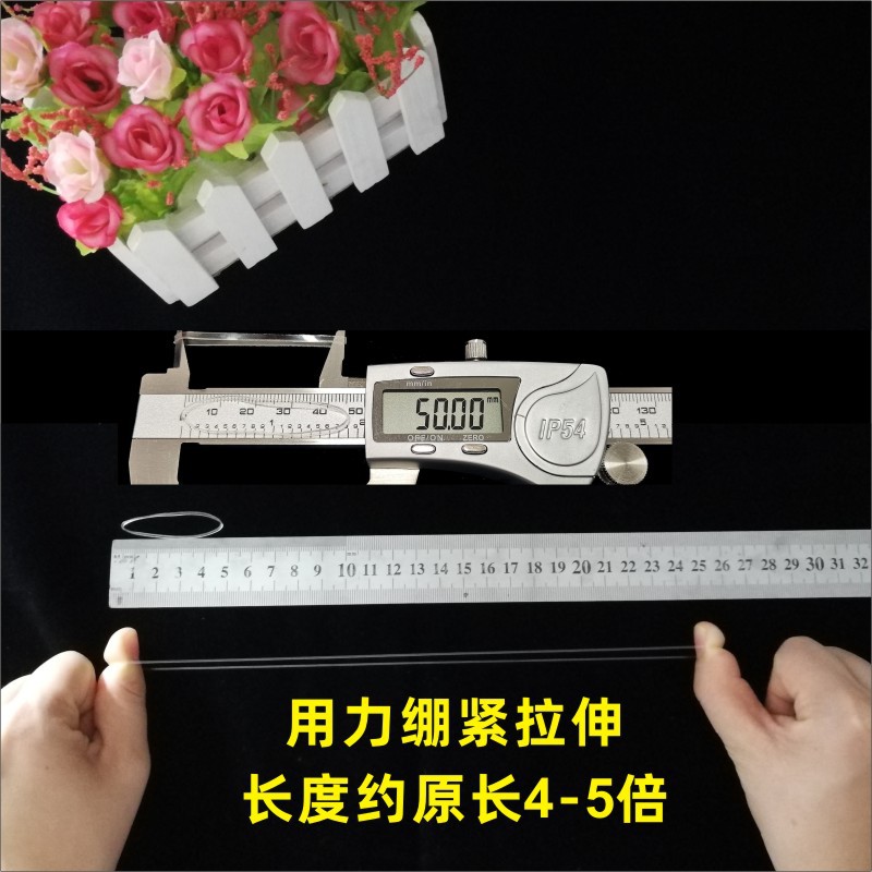 Manufacturer Customized Tpu High Elastic Transparent Rubber Band 5024 Industrial Office Thickeneded Rubber Band Temperature Resistant Elastic Rubber Band