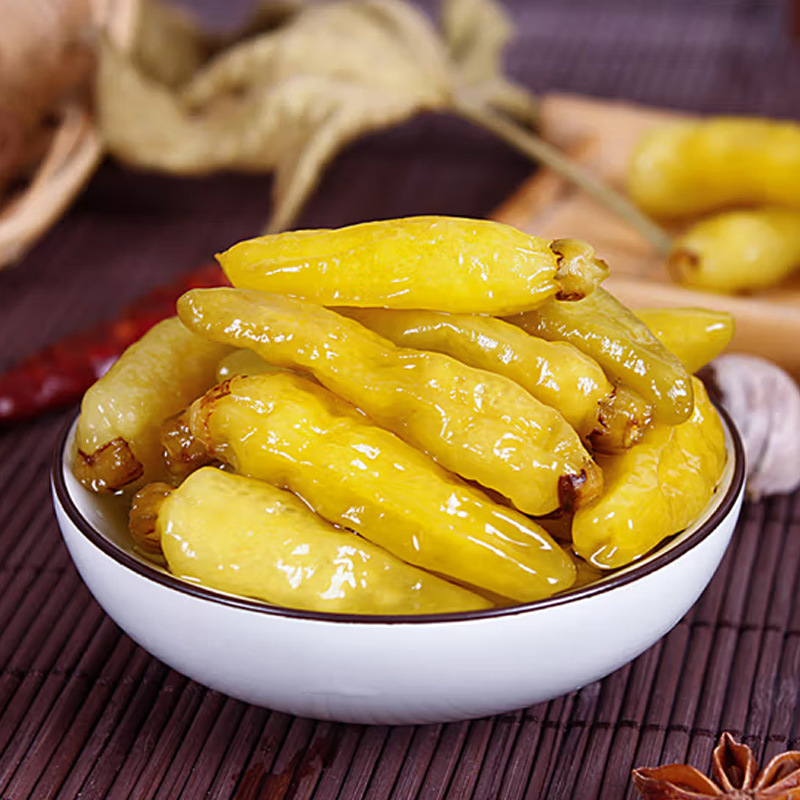 Tantan Township pickled pepper millet pepper 210g bottled pickled pepper millet pepper spicy wild pepper homemade chicken claw seasoning