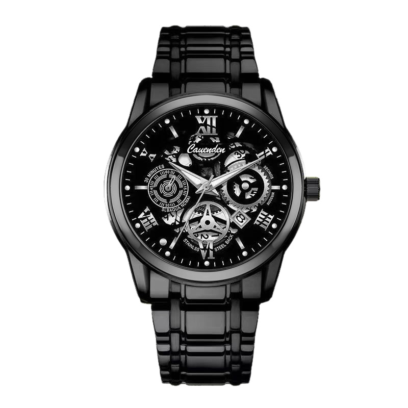 In-Stock Brand New Fashionable Waterproof Niche High-End Men's Watch Quartz Watch Live Streaming Hot Sale Dropshipping