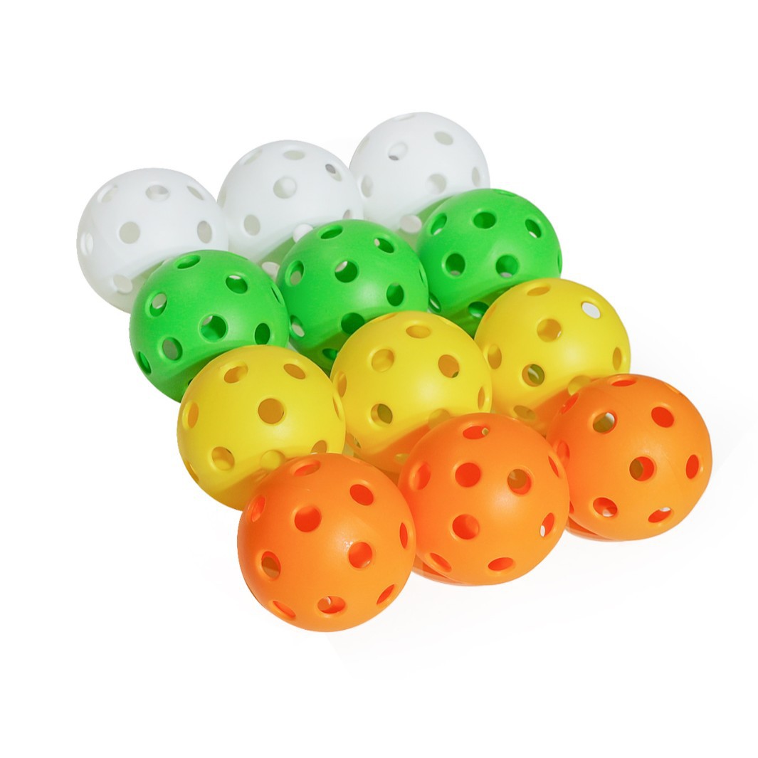Factory Wholesale Elastic Pickleball Tpe Injection Molded Balls Compliant with Usapa Certification Pickleball Training Balls