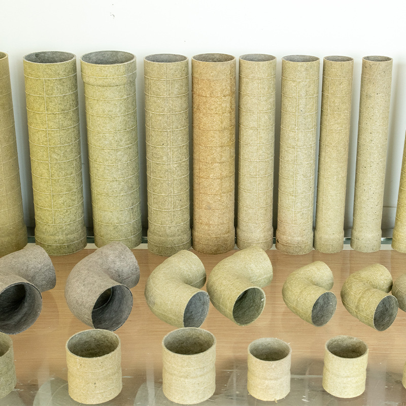 Manufacturers Wholesale Supply Lightweight Straight Paper Ducts, Paper Duct Tubes, Paper Pulp Molding, Complete Specifications