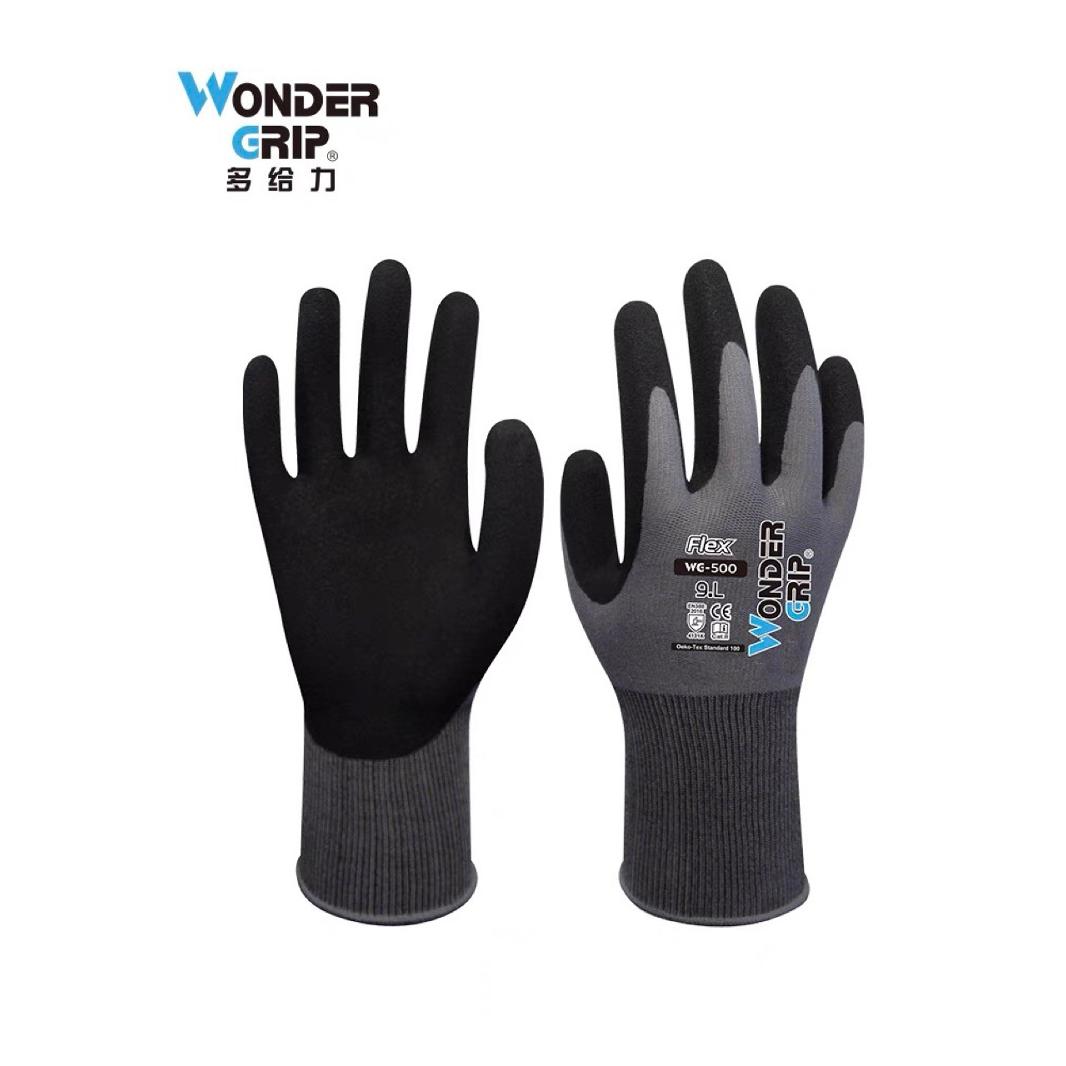 Перчатки Duoge Wg-500 для домашнего садоводства, нескользящие, износостойкие, защитные рабочие перчатки, ножевое и маслостойкое резиновое покрытие