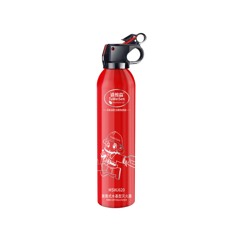 Tuweiseng Car Fire Extinguisher Mini Fire Inspection Vehicle Portable Water-Based Type for Self-Driving Emergency Wholesale