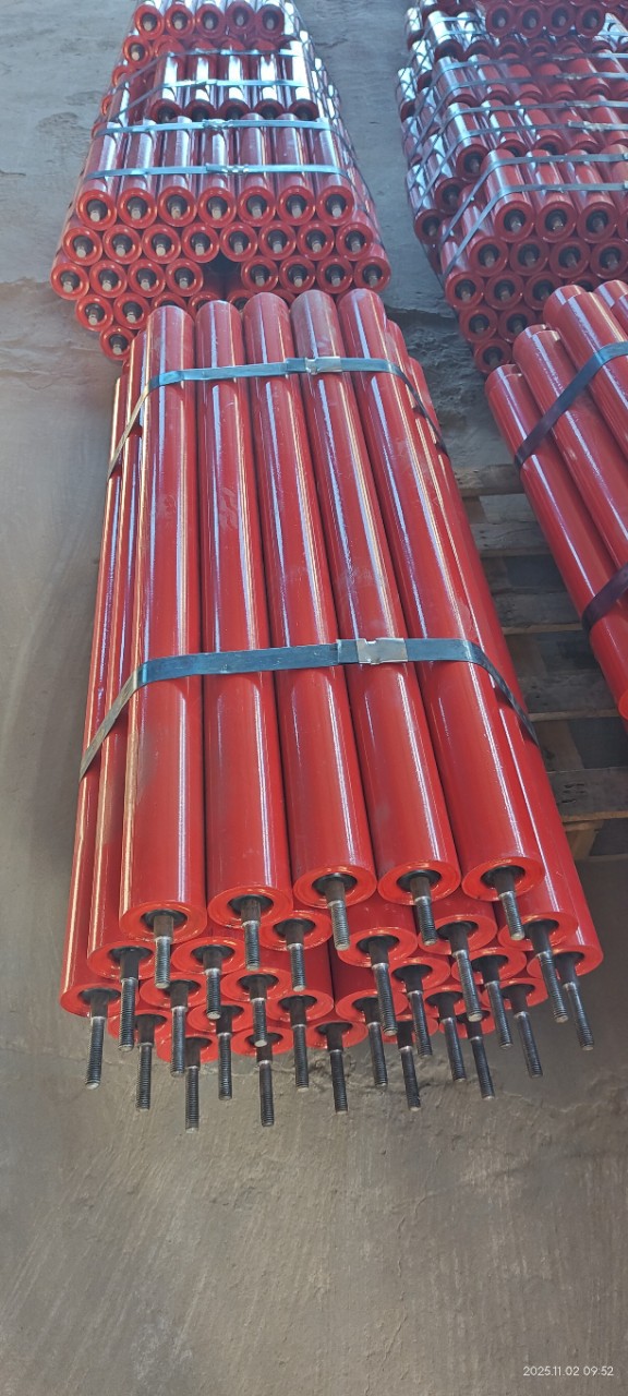 Mining Belt Machine Buffer Roller Conveyor Belt Roller Corrosion Resistance Can Be Used for Mining as Required