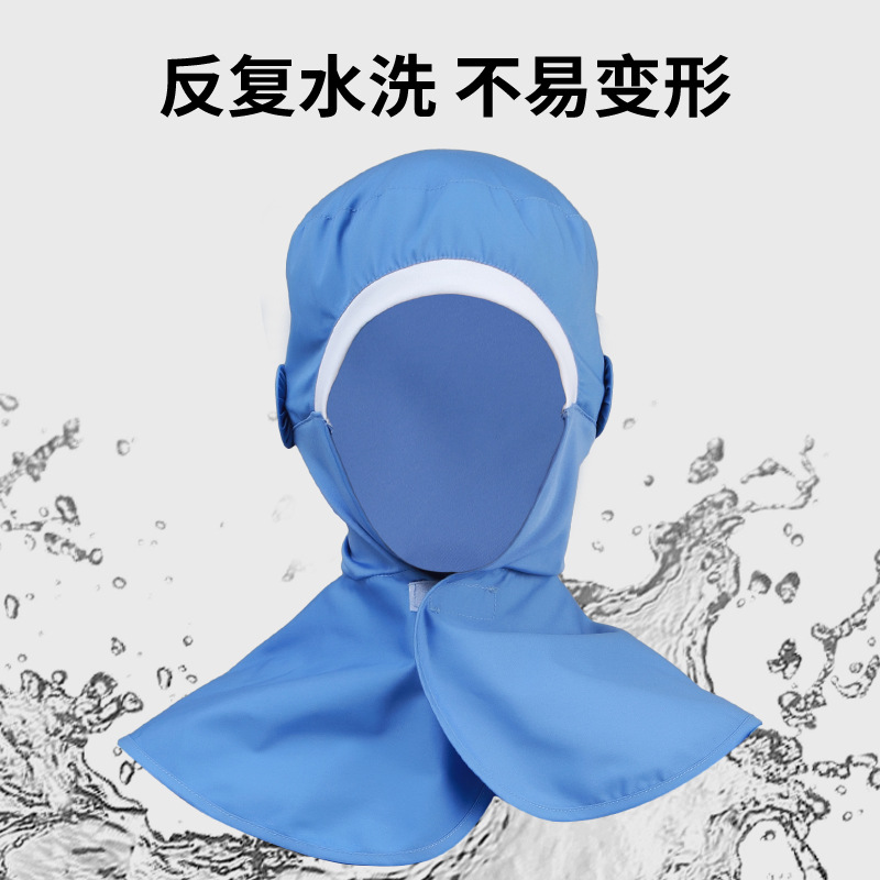 Shawl Hat Food Factory Protective Hat Factory Workshop Work Hat Women Breathable Food Hat Male Hygiene Hat Baotou