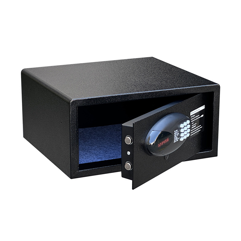 Hotel Safe Small Electronic Password All-Steel Anti-Theft Cabinet Safe Blue Light Button Home Guest Room Safe