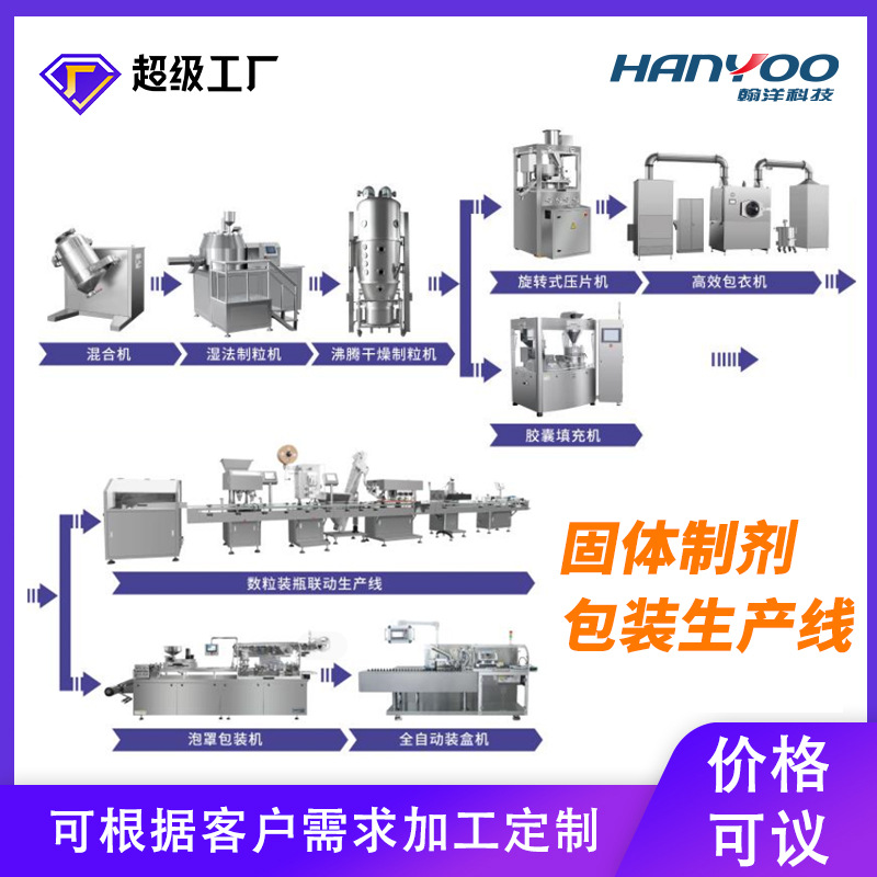 Jiangsu Hanyang Traditional Chinese Medicine Tablet Rotary Tablet Press Candy Fully Automatic Tablet Press Powder Tablet Press