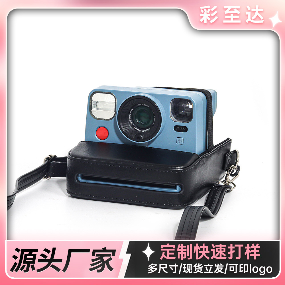 Сумка для камеры Polaroid Now, черная кожаная косметичка, защитный чехол