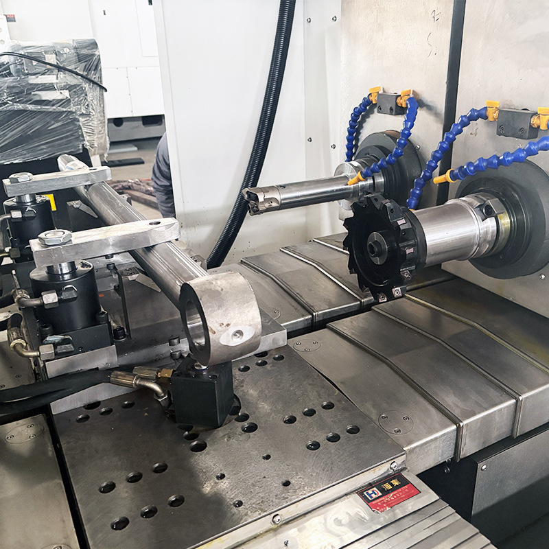 Leo Xt80-1200 Hollow Piston Rod Wire Boring Machine Copper Aluminum Tube Internal Thread External Thread Machine Chrome-Plated Rod