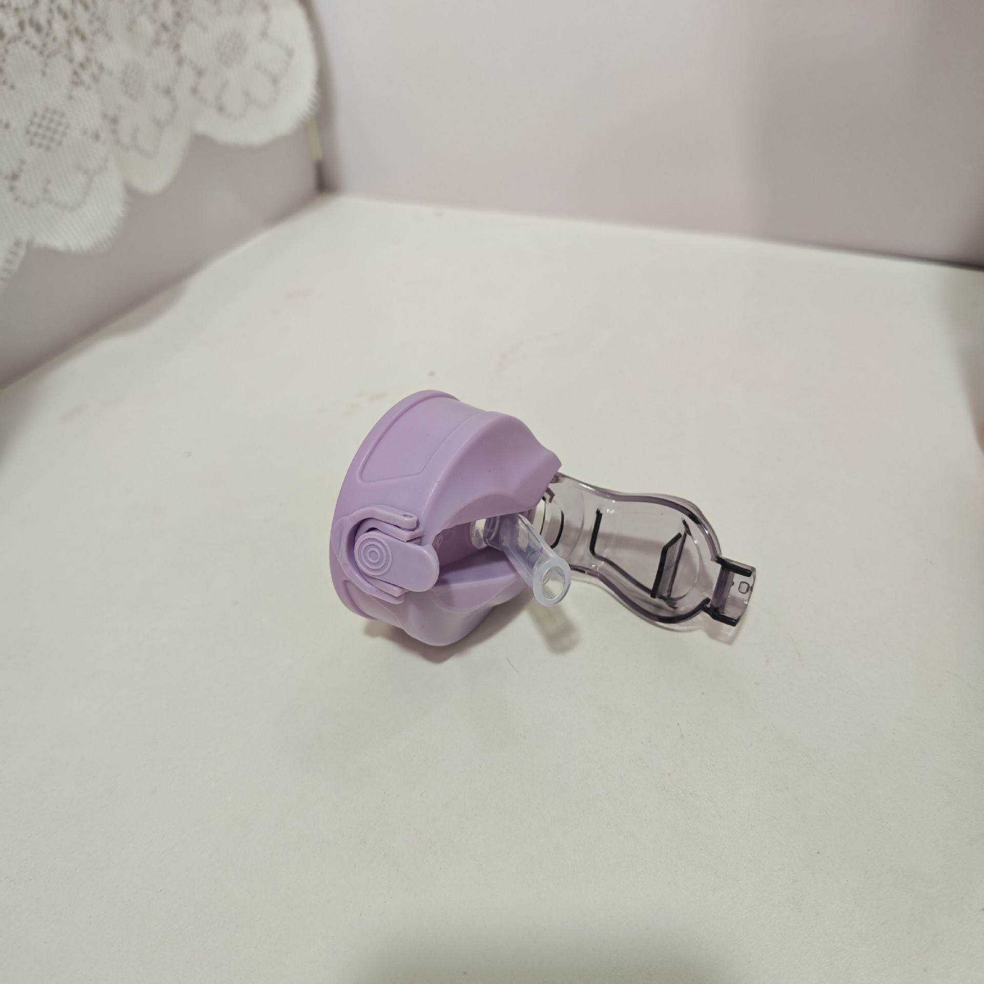 Foreign Trade Cross-Border Witch Hunting Group Cartoon Straw Water Kettle Large Capacity Bouncing Transparent Plastic Water Cup Space Cup