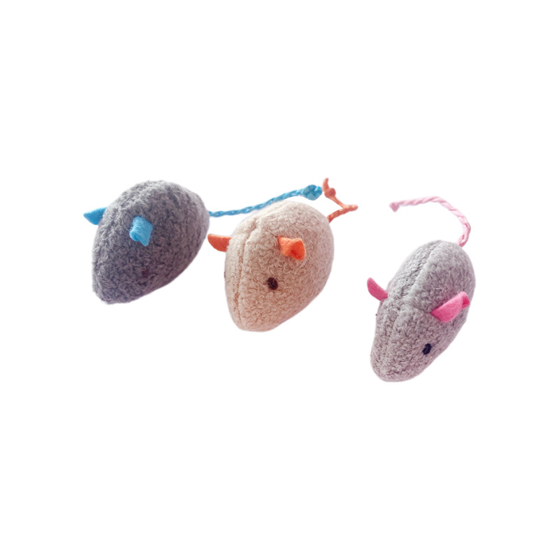 Cat Toy Little Mouse Self-hi to relieve boredom Cat Stick Cat Mint Pet Bite-resistant Molar Teeth Consuming Stamina Cat Supplies