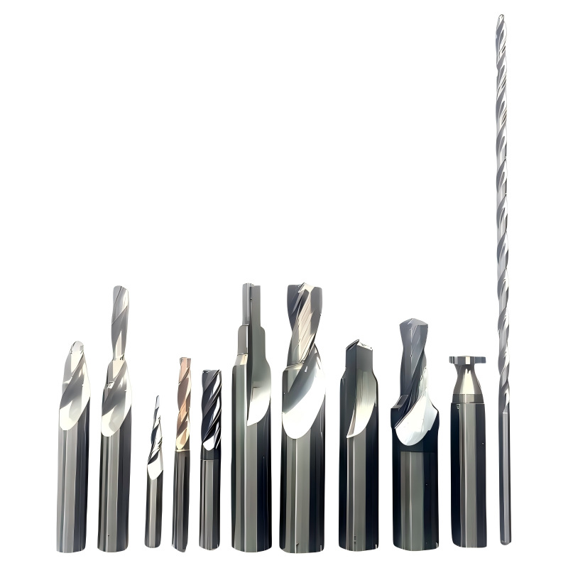 Alloy Tungsten Steel Non-Standard Custom-Made Milling Cutter Deep Hole Step Drill T-Type Tapered Extended Tool