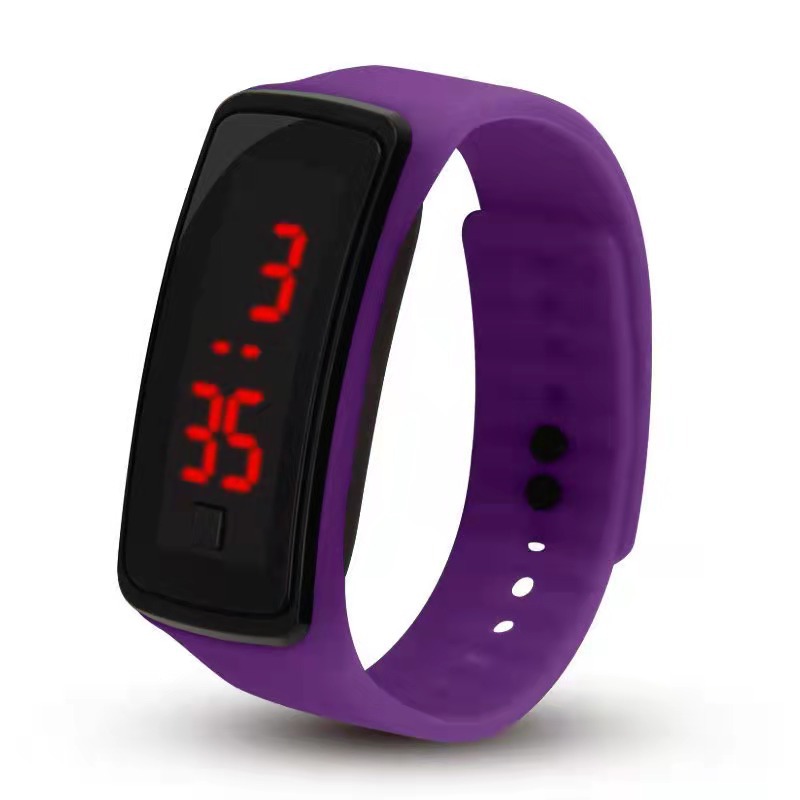 Popular Led Kidsren's Bracelet Digital Watch Second Generation Plastic Silicone Sports Bracelet Gift Cross-Border Best-Selling Digital Watch