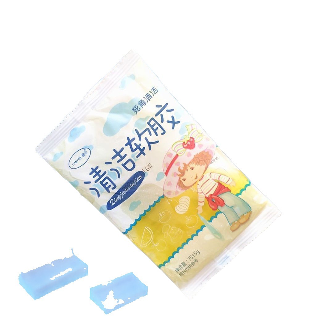 Car Cleaning Air Vent 70g Single Piece Cleaning Soft Gel Vent Cleaning Soft Gel Keyboard Cleaning