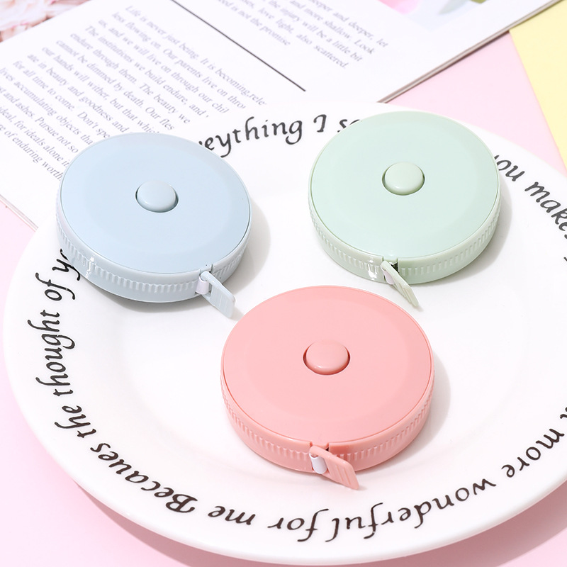 Scandinavian 1.5m Portable Small Tape Measure Mini Tape Measure Multi-function Tape Measure High-precision Tailor Measurements Clothes Soft Tape Measure