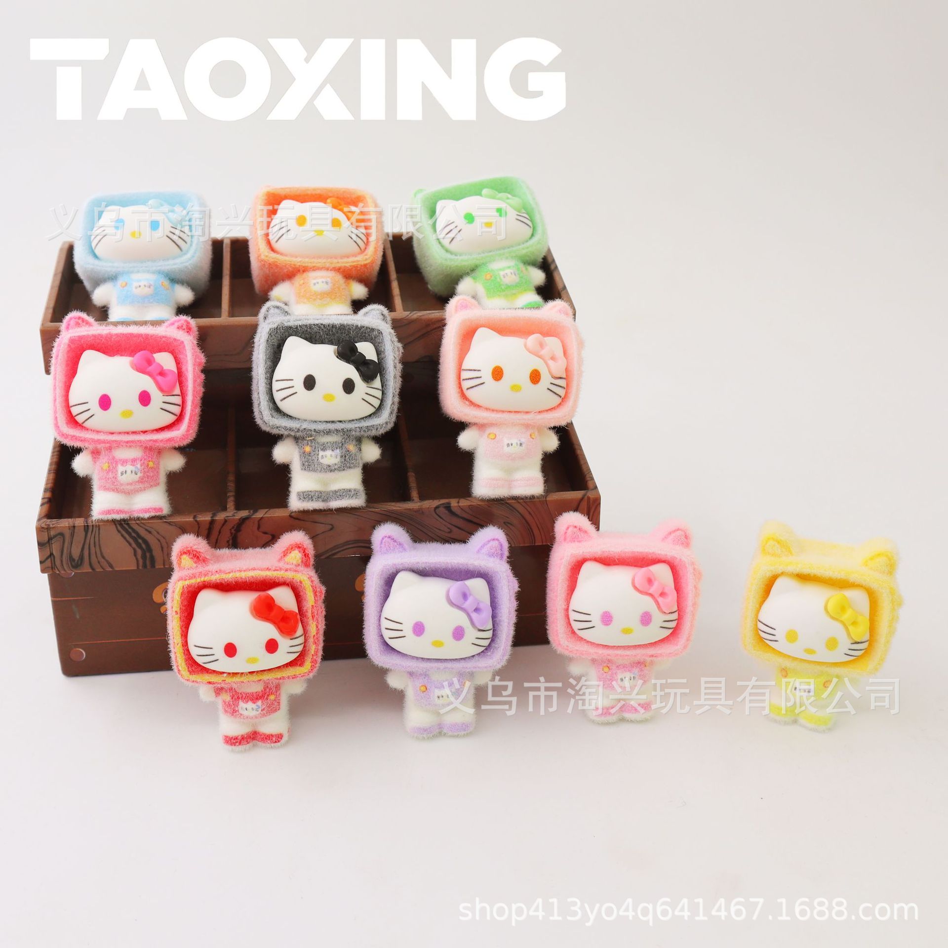 Новые пухлые офисные украшения Kt Tv Cartoon, милые смоляные аксессуары, оптовая продажа