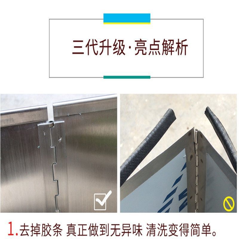 Oil baffle kitchen stainless steel oil baffle thickened high temperature gas stove insulation board easy to clean manufacturers