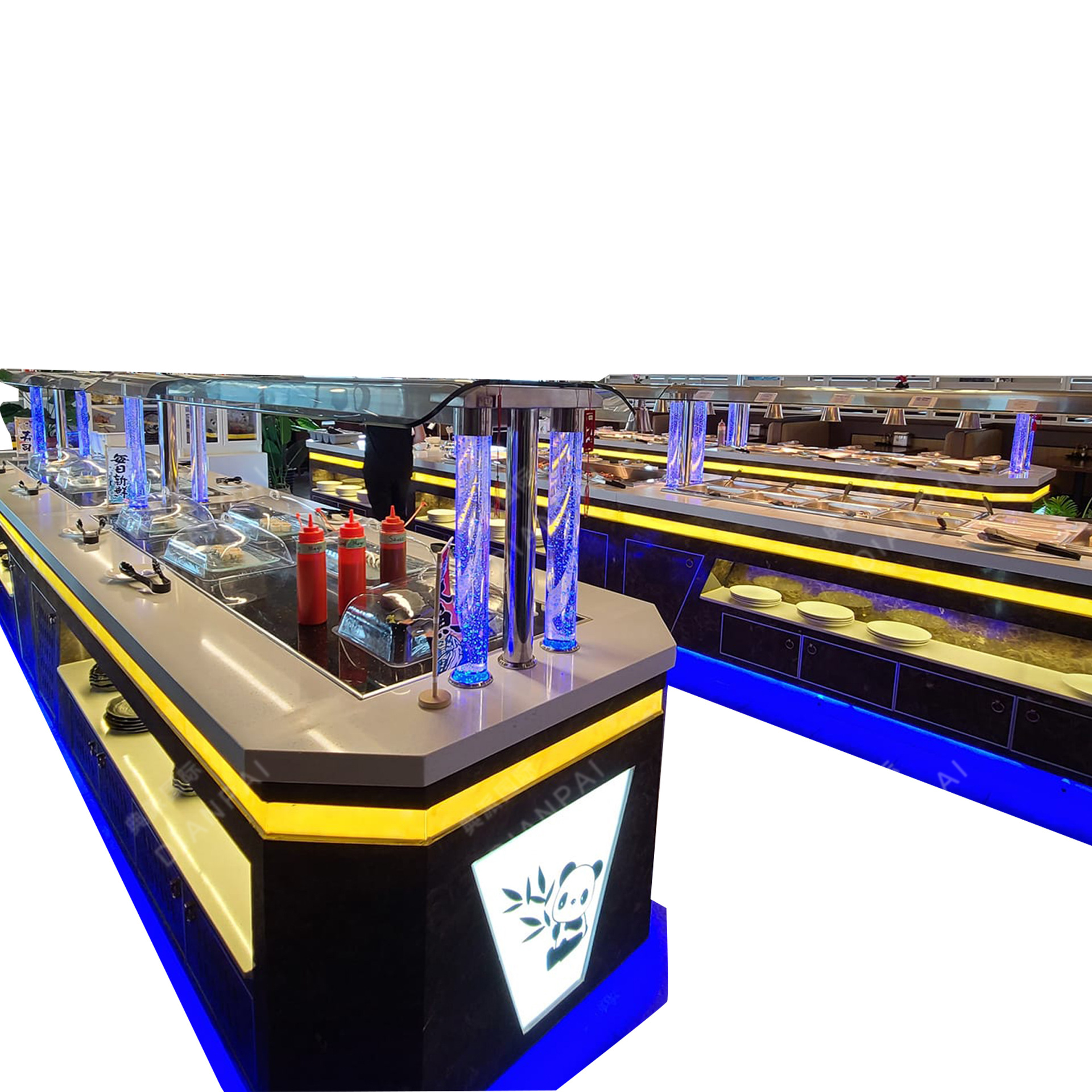 Buffet Restaurant Equipment Exported to the United States, Spain, Chile, Canada, Chinese, Dutch, Danish Restaurant Manufacturers